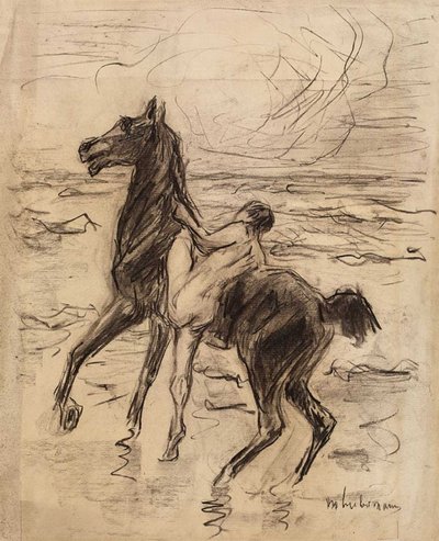 Horse Tamer by Max Liebermann